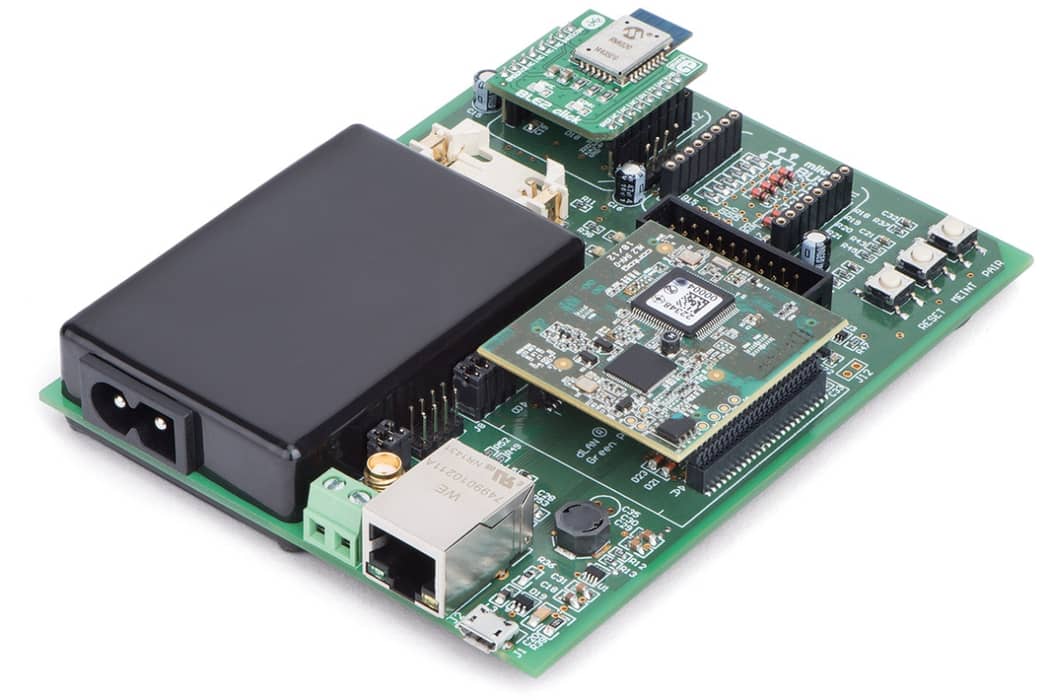 Devolo dLAN Green PHY eval board (EU II), the HomePlug Green PHY development kit based on the Qualcomm QCA7000 modem used by V2G Injector. Product photo: Codico.